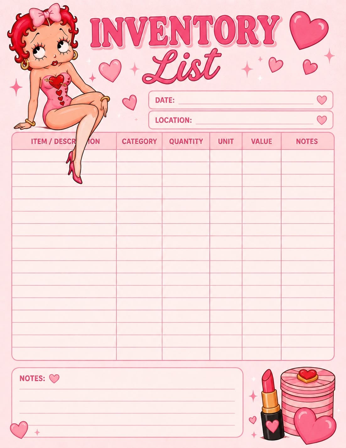 Inventory List