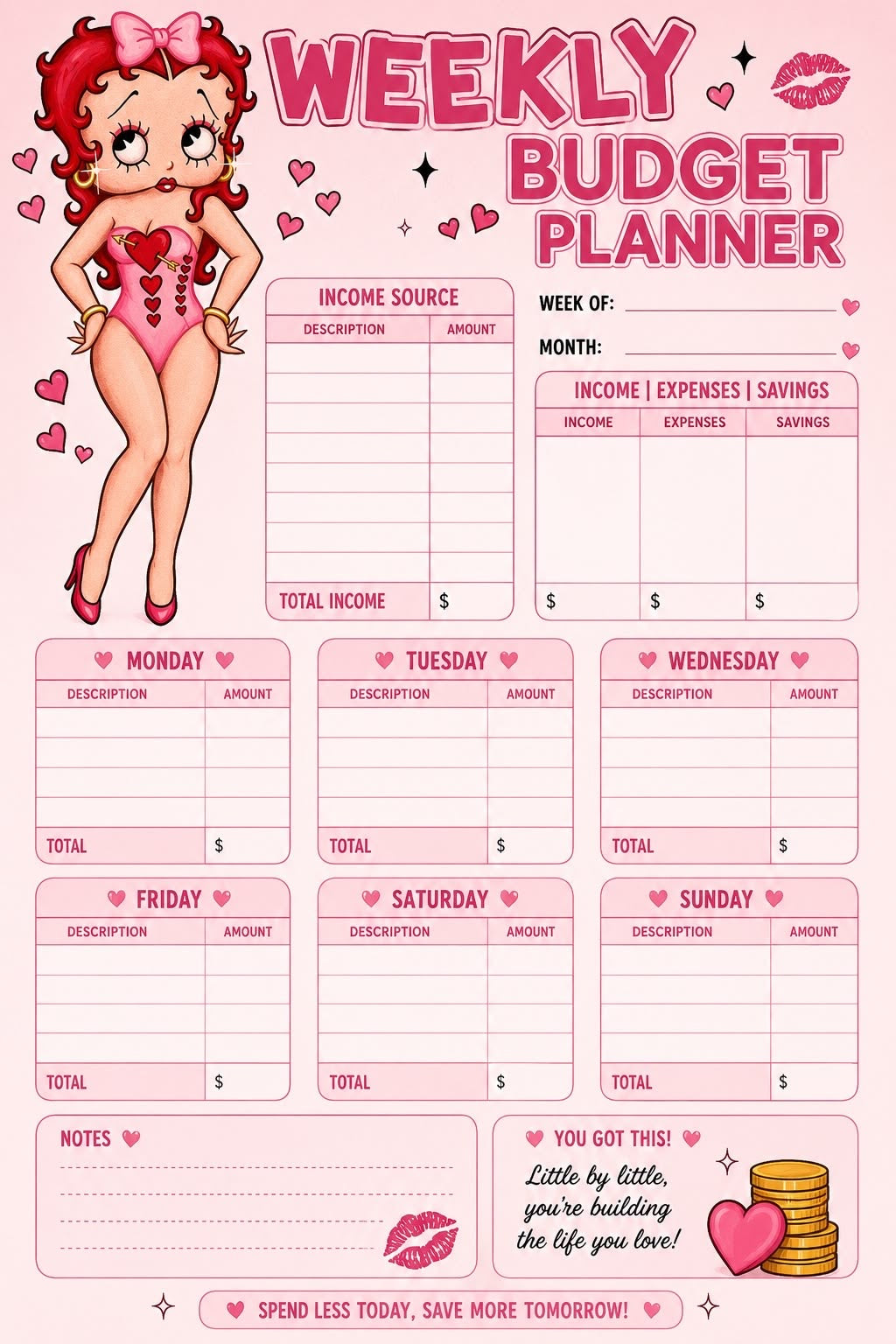 Weekly Budget Planner